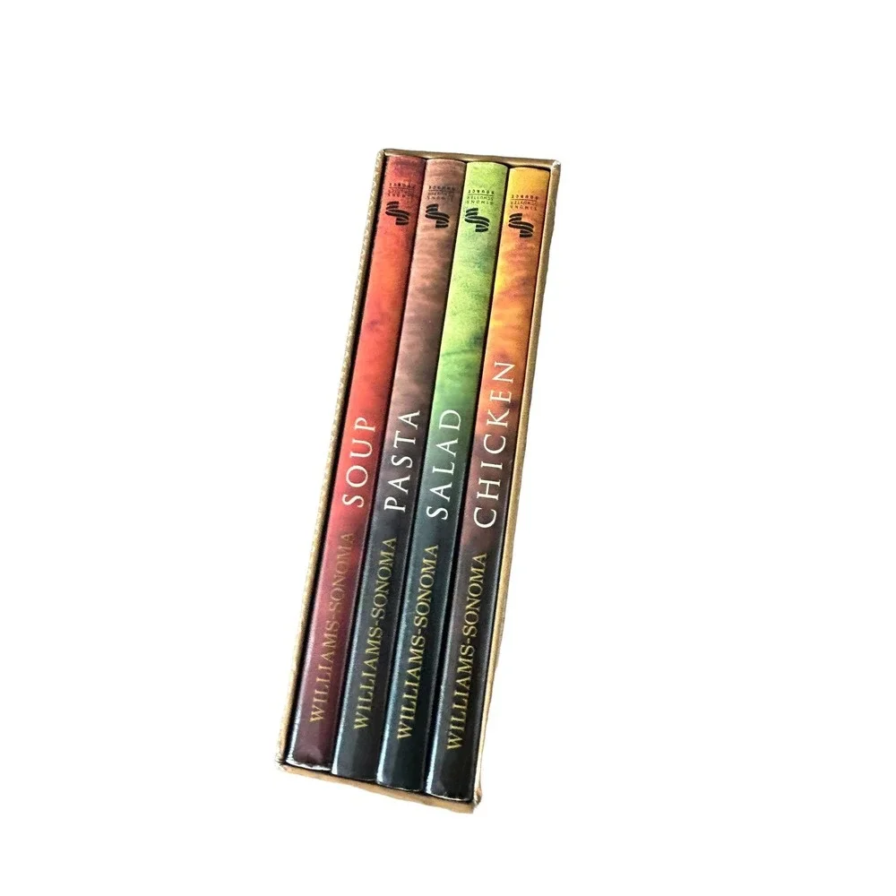 William‎ Sonoma cookbook for books boxed set collection chicken salad pasta soup